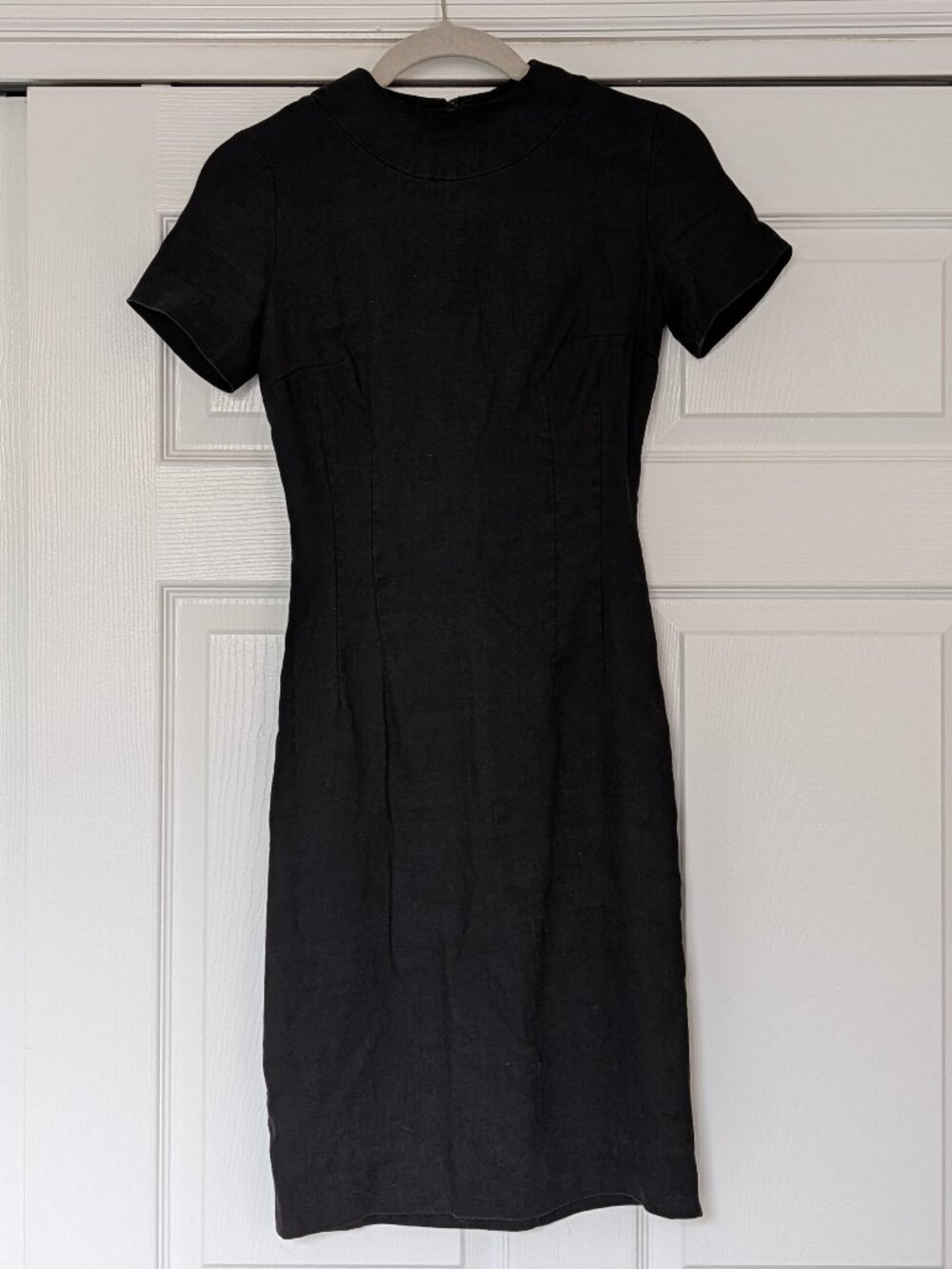 Vintage - Black Fitted Dress - Size XS